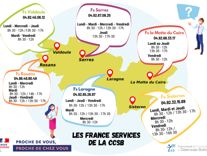 Horaires espaces france services