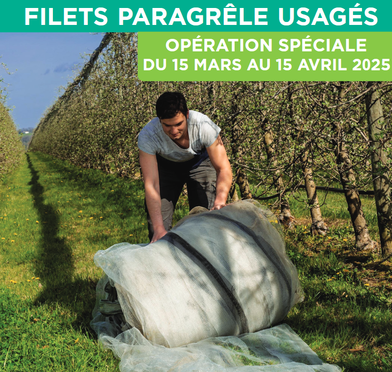 Collecte de filets paragrêle